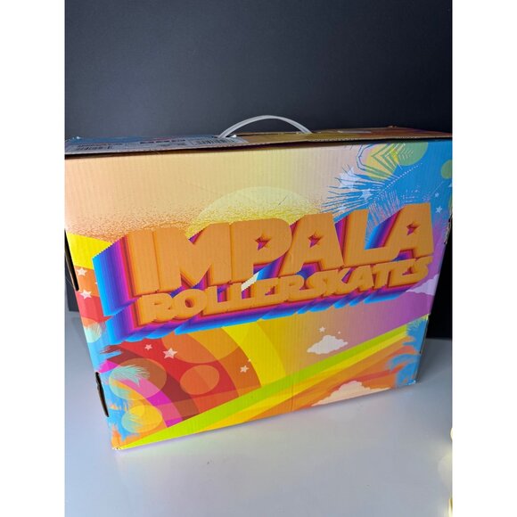 NIB Impala Quad Roller Skates Sky Blue Yellow US 9 EU 40 - Picture 10 of 12